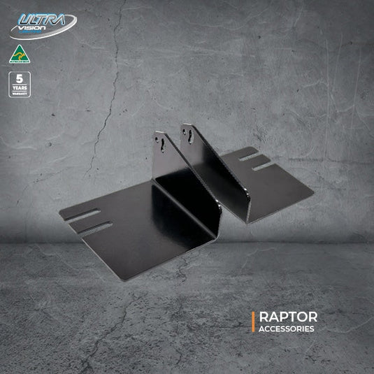 Raptor Light Bar Brackets to suit Ford Ranger PX Series & Wildtrack, FX4 (With Roof Rails) - RRAIL-FR/PX1-3-RAPKIT 2