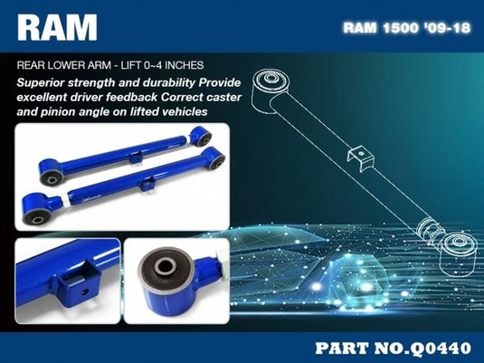 REAR LOWER ARM DODGE, RAM, 1500 09-18 - Q0440 6