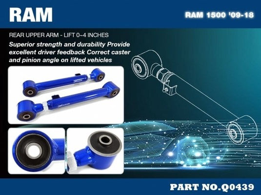 REAR UPPER ARM DODGE, RAM, 1500 09-18 - Q0439 6