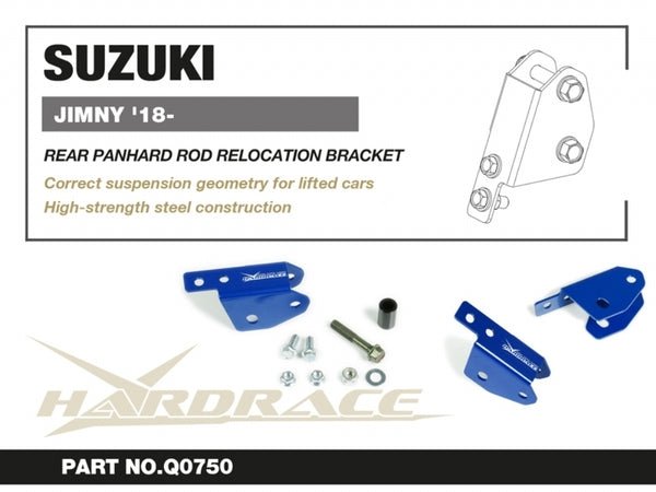 Load image into Gallery viewer, SUZUKI JIMNY 18- REAR PANHARD ROD EXTENTION BRACKET - Q0750 2
