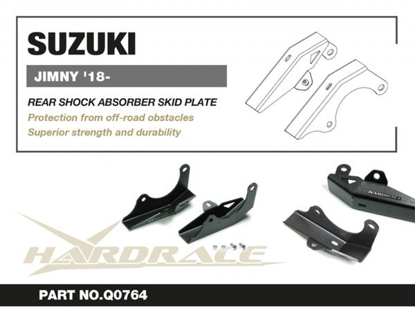 Load image into Gallery viewer, SUZUKI JIMNY 18- REAR SHOCK ABSORBER SKID PLATE - Q0764 2
