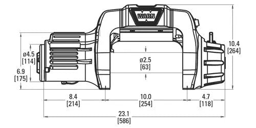 Load image into Gallery viewer, Warn 9.5cti-s Winch (Synthetic Rope) - CE9500CTI-95050 5
