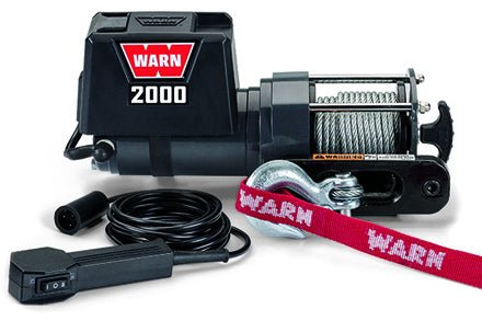 Load image into Gallery viewer, WARN DC2000 12v Ute / Atv / Quad / Gator / Buggy Winch Steel Cable - DC2000-92000 3
