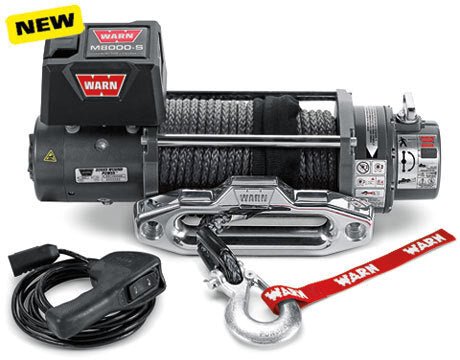Warn M8000-s Winch (Synthetic Rope) - CEM8000-88552 2